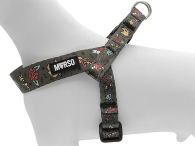 Load image into Gallery viewer, Morso mini hondentuig verstelbaar gerecycled ink tank groen
