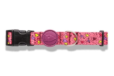 Load image into Gallery viewer, Morso halsband hond gerecycled pink think roze
