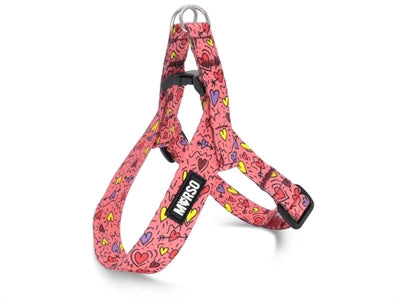 Load image into Gallery viewer, Morso mini hondentuig verstelbaar gerecycled pink think roze
