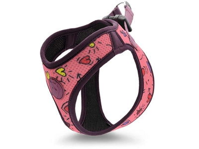 Load image into Gallery viewer, Morso hondentuig body mesh gerecycled pink think roze
