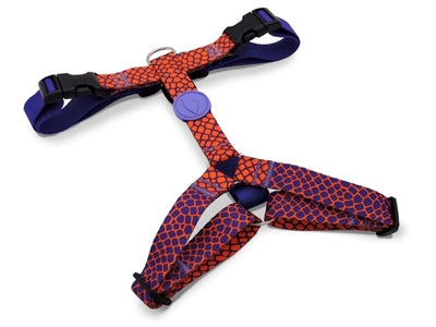 Load image into Gallery viewer, Morso hondentuig h-tuig gerecycled urban lizard rood
