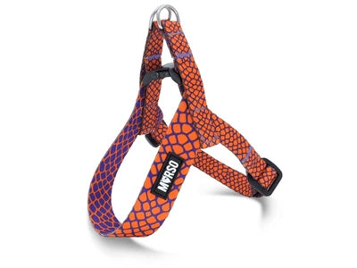 Load image into Gallery viewer, Morso mini hondentuig verstelbaar gerecycled urban lizard rood
