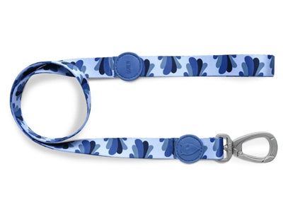 Load image into Gallery viewer, Morso hondenriem gerecycled splash blauw
