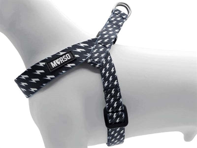 Load image into Gallery viewer, Morso mini hondentuig verstelbaar gerecycled power flow zwart
