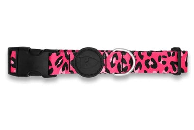Load image into Gallery viewer, Morso halsband hond gerecycled bubble leo roze

