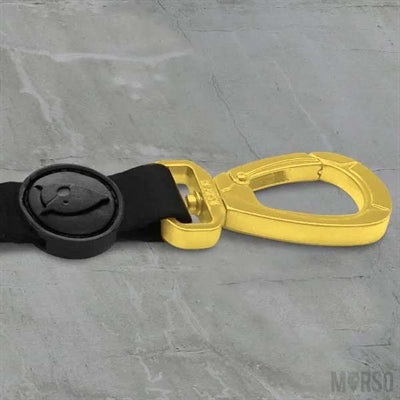 Load image into Gallery viewer, Morso hondenriem verstelbaar gerecycled gold caviar goud
