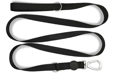 Load image into Gallery viewer, Morso hondenriem verstelbaar gerecycled pureness zwart
