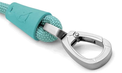 Load image into Gallery viewer, Morso hondenriem regular rope gerecycled aquamarine blauw
