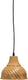 Woood arleso hanglamp - metaal - honinggeel - 18x16x16