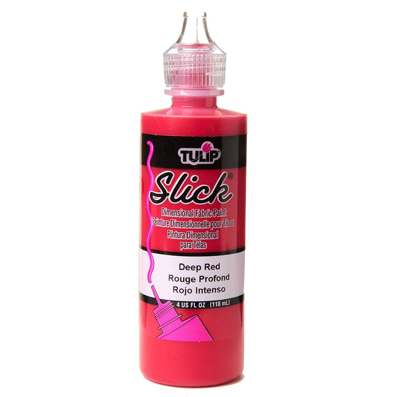 Load image into Gallery viewer, Tulip • dimensional fabric paint slick deep red 118ml
