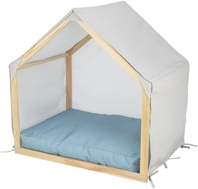 Load image into Gallery viewer, Trixie Hondenmand tent lias hout zand blauw
