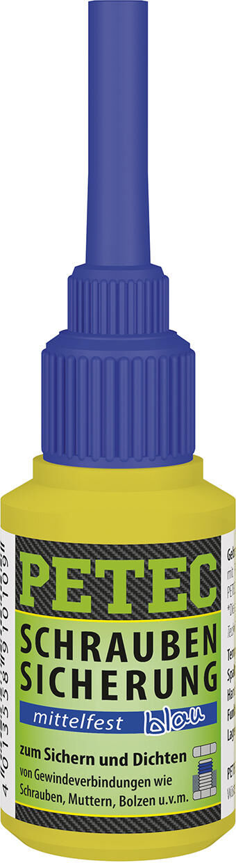 Petec schroefbeveiliging screw retention 10g medium strength blu