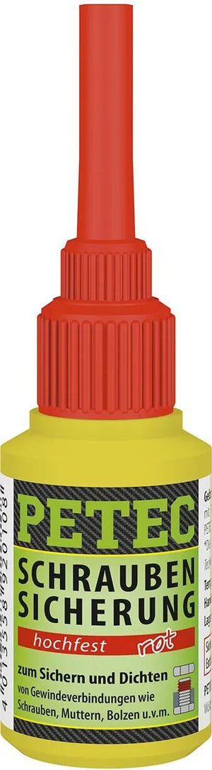 Petec schroefbeveiliging screw retention 10g high-strength red