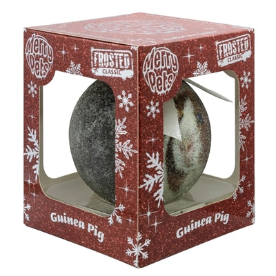 Load image into Gallery viewer, Plenty gifts Kerstbal frosted cavia zilver
