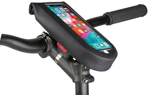 Klickfix telefoonhouder phonebag tour s zwart - 414259