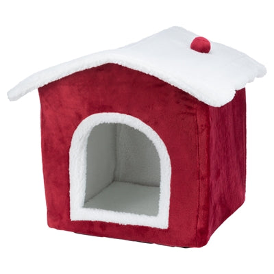 Load image into Gallery viewer, Trixie kattenmand huis rood wit
