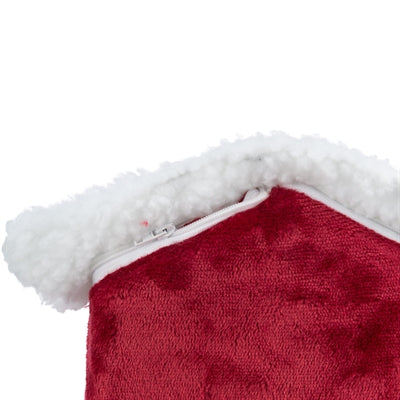 Load image into Gallery viewer, Trixie Xmas cuddly cave degoe rood wit
