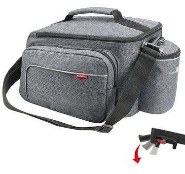 Abi klickfix enkele fietstas achter rackpack sport uniklip grijs