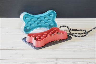 Load image into Gallery viewer, Tarhong anti schrok voerbak slow chow bot blauw

