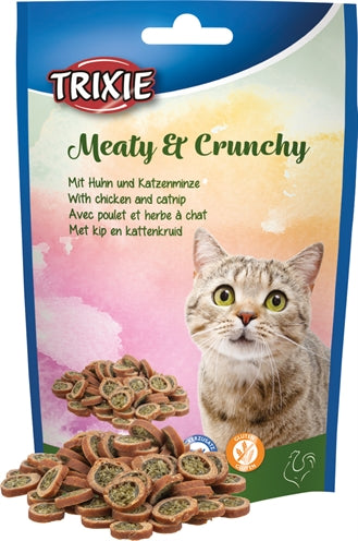 Load image into Gallery viewer, Trixie meaty crunchy kip catnip glutenvrij
