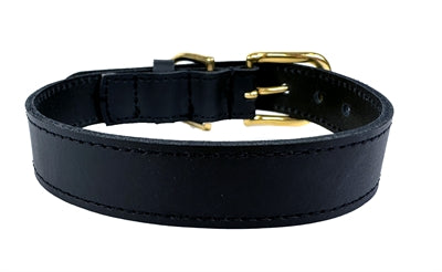 Load image into Gallery viewer, Sazzz Halsband hond braveheart leer zwart
