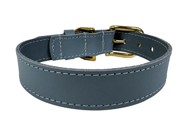 Load image into Gallery viewer, Sazzz Halsband hond braveheart leer lichtblauw

