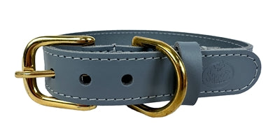 Load image into Gallery viewer, Sazzz Halsband hond braveheart leer lichtblauw
