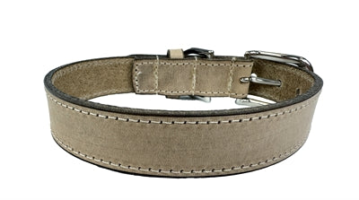 Load image into Gallery viewer, Sazzz Halsband hond nomad vintage leer beige
