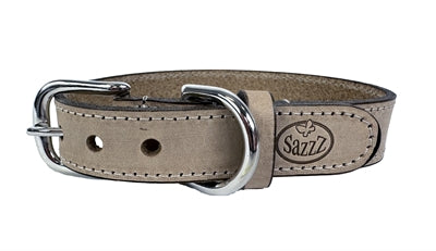 Load image into Gallery viewer, Sazzz Halsband hond nomad vintage leer beige
