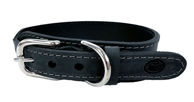 Load image into Gallery viewer, Sazzz Halsband hond boho vintage leer antraciet
