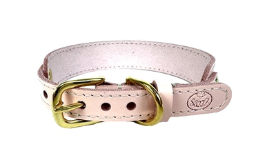 Load image into Gallery viewer, Sazzz Halsband hond sweetie leer roze

