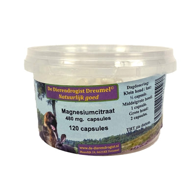 Load image into Gallery viewer, Dierendrogist Magnesium citraat capsules
