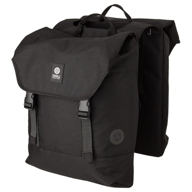 Agu dwr dubbele fietstas urban black