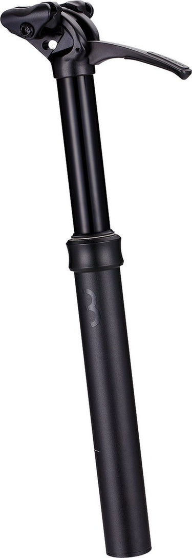 Bbb cycling handlepost verstelbare zadelpen 27.2 mm - dropper post - mtb zadelpen met hendel - 390 mm - offset: 15 mm - zwart - bsp-52