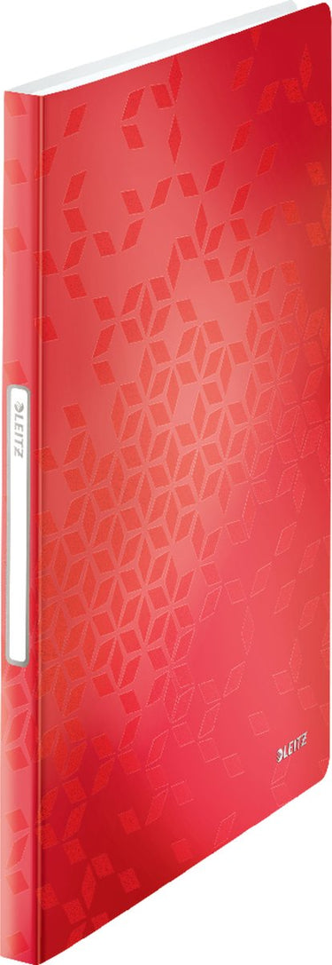 Leitz wow showalbum - a4 - voor 80 a4 formaten met 40 insteekhoezen - rood