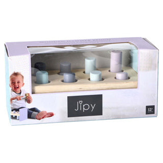 Load image into Gallery viewer, Jipy hamerbank hout 10-delig uni | 2 stuks
