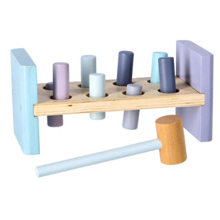 Load image into Gallery viewer, Jipy hamerbank hout 10-delig uni | 2 stuks
