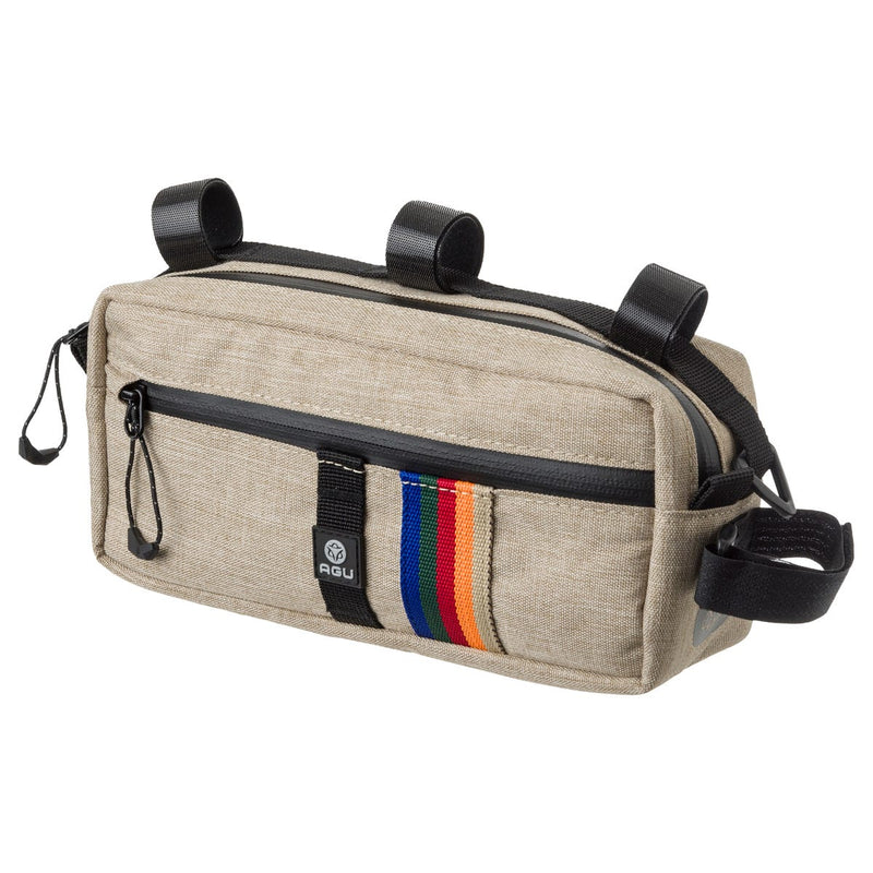 Load image into Gallery viewer, Agu bikepacking bar bag stuurtas venture - vintage - 2l - waterafstotend, reflecterend, eenvoudige montage, 100% gerecycled polyester
