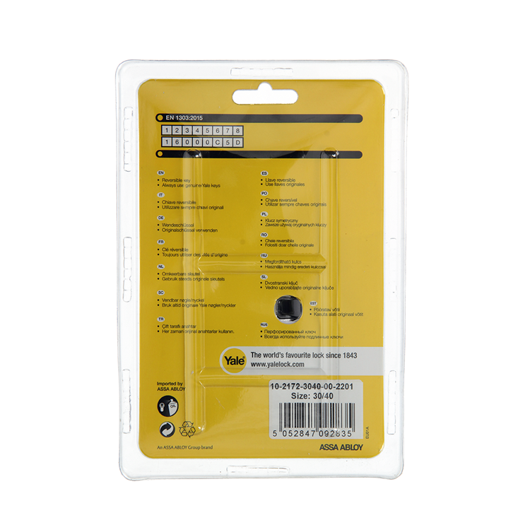 Load image into Gallery viewer, Yale 1060527 - profielcilinder 2100 mv 70mm(30 40) | 5 stuks
