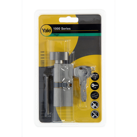 Yale 1060545 - knopcilinder 1000 mv 70mm(35 35) | 5 stuks