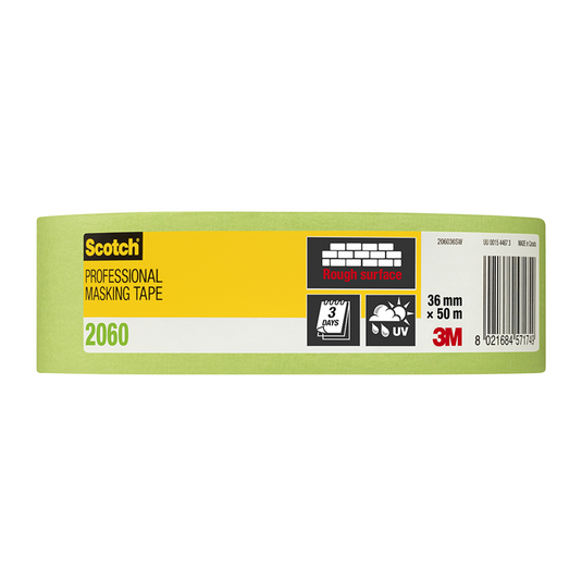 3m 1043864 - maskeertape 206036sw 36mm x 50m | 4 stuks