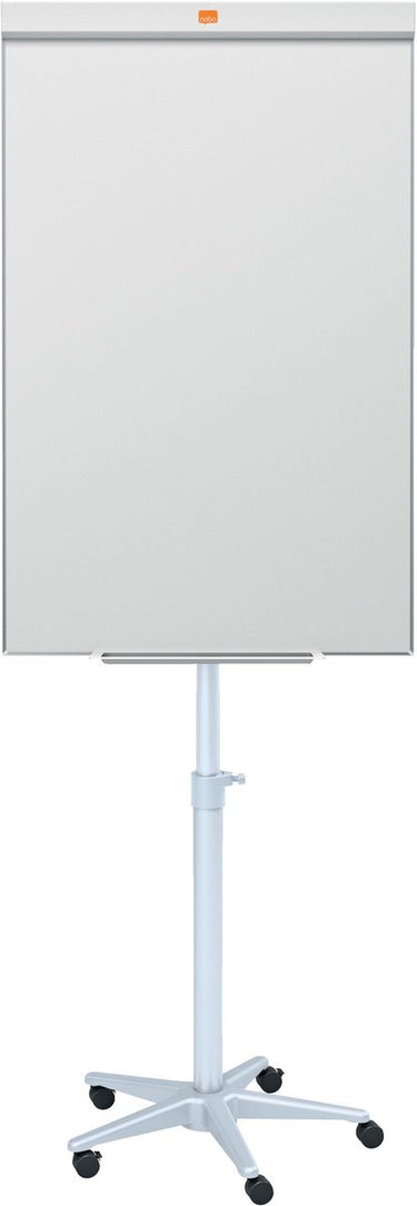 Nobo impression pro stalen mobiele flipover - in hoogte verstelbaar - inclusief marker - wit