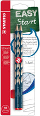 Stabilo easygraph s hb rechtshandige grafietpotloden petrol - 2st.