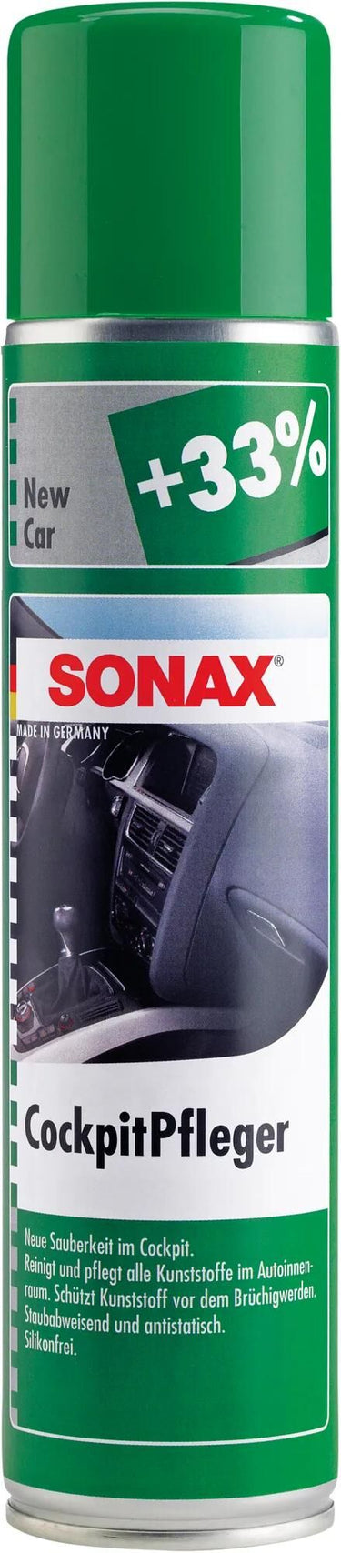 Sonax kunststofonderhoudsmiddel cockpitpfleger cockpit care new car 400ml