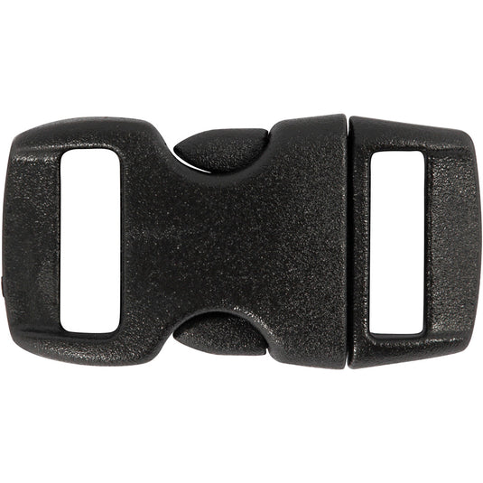 Creativ company klik sluiting, l: 29 mm, b: 15 mm, gatgrootte 3x11 mm, zwart, 4 stuk 1 doos