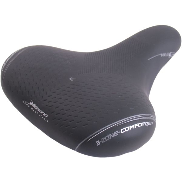 Load image into Gallery viewer, Zadel Selle Bassano Volare Xl 3-Zone Sport Tour Zwart
