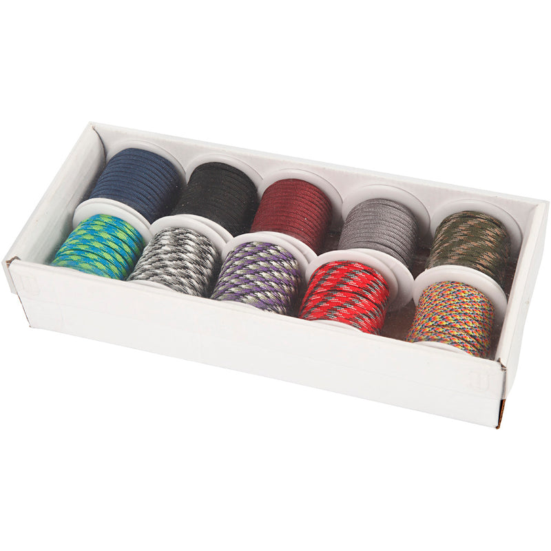 Afbeelding laden in galerijviewer, Https: www.cchobby.nl macrame-koord-b-5-mm-diverse-kleuren-100-m-10x10-m-1-doos
