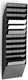 Durable flexiboxx folderhouder - 104,5 x 34,8 x 9,5 cm - zwart - 12 liggende a4 vakken
