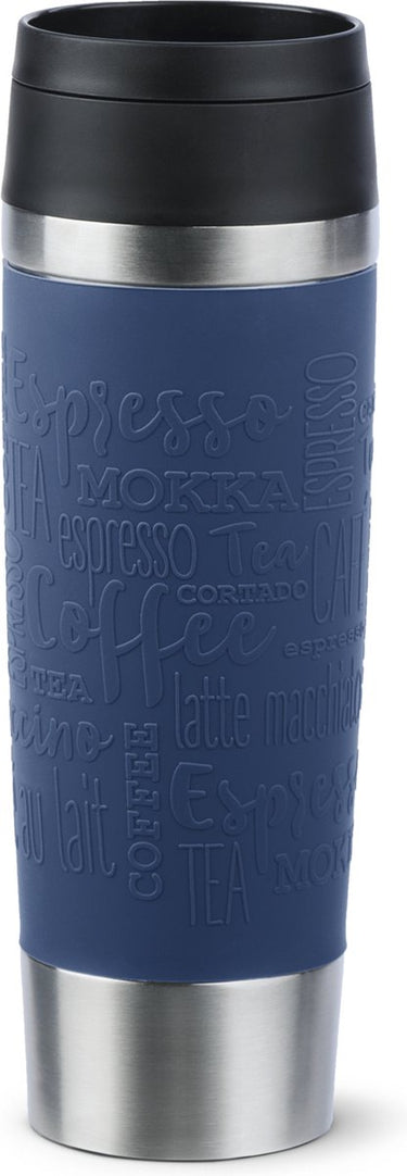 Tefal travel mug - thermosfles - 500ml - rvs donkerblauw - lekvrij - geschikt voor warme en koude dranken