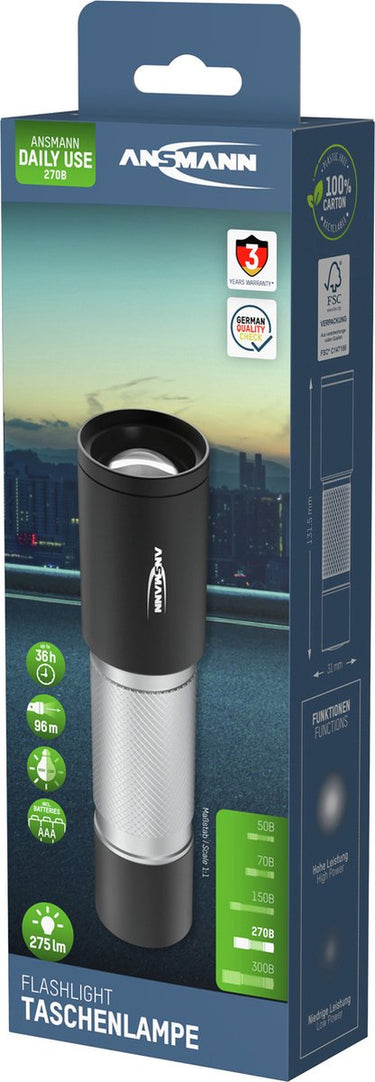 Ansmann zaklamp 270b 275 lumen